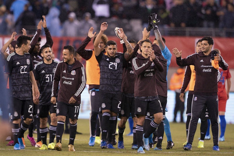 Festejo de la Selección Mexicana