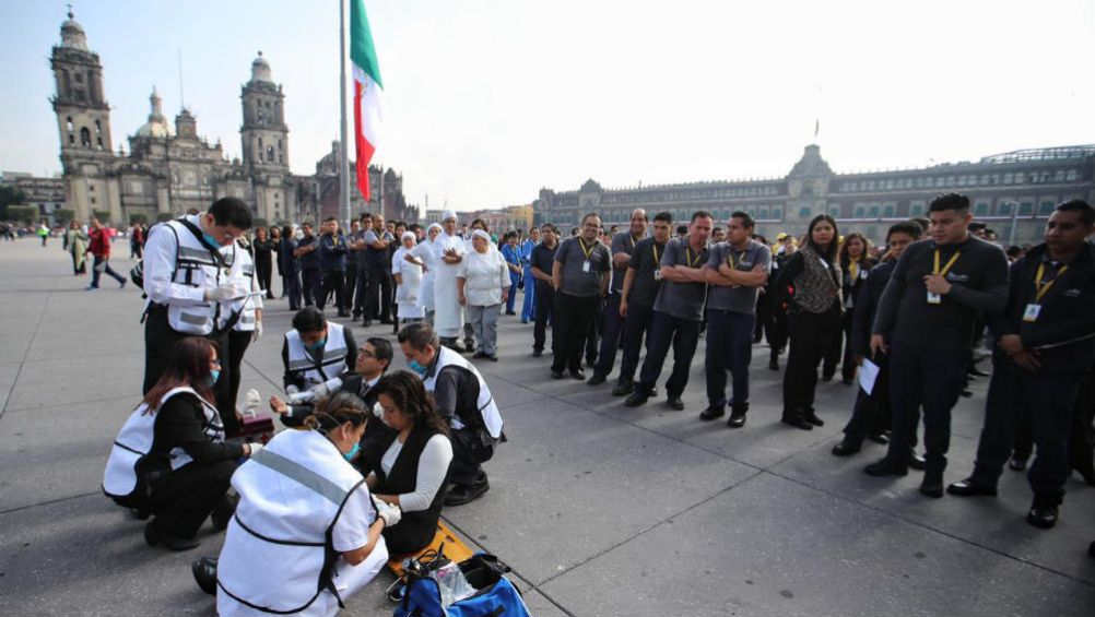 Macrosimulacro en la CDMX