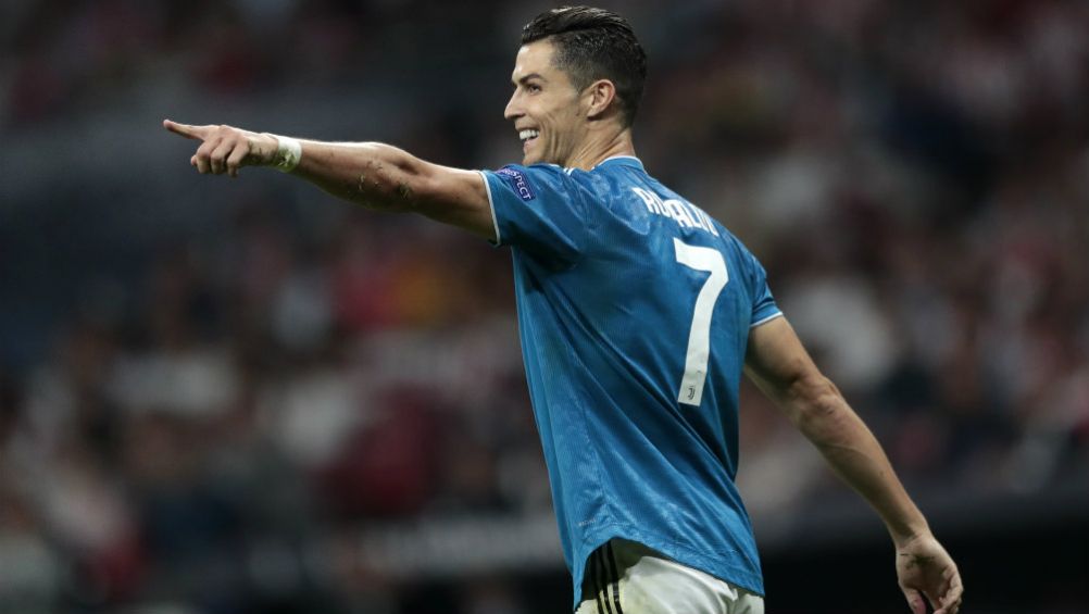 Cristiano, en festejo con Juventus