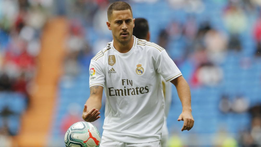 Eden Hazard, en un partido del Real Madrid