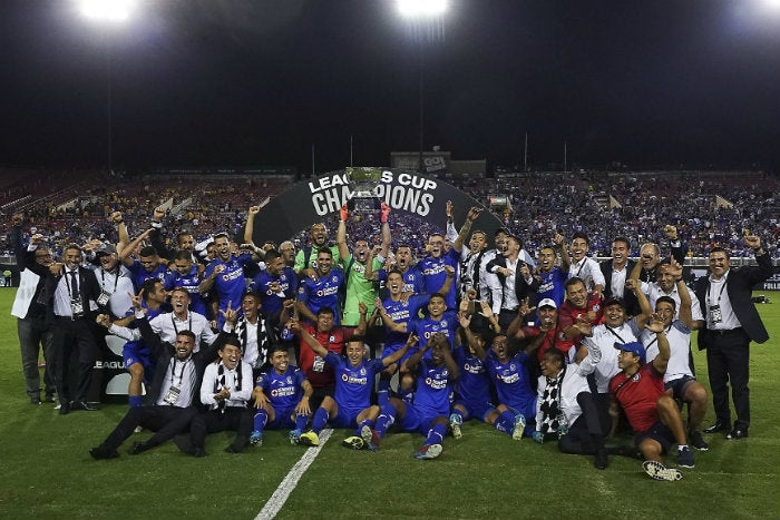 Cruz Azul, en festejo de Leagues Cup