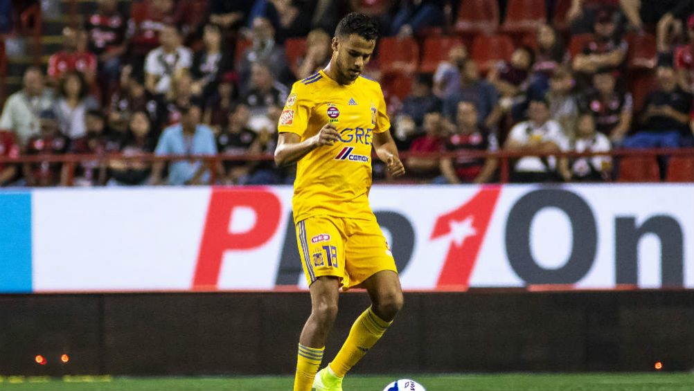 Diego Reyes, en un partido de Tigres