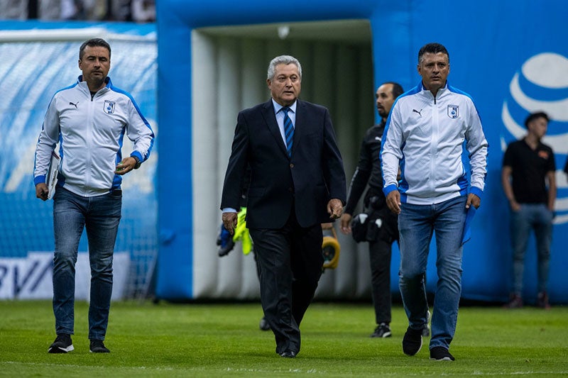 Víctor Manuel Vucetich en el Estadio Azteca