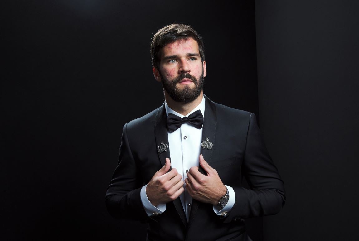 Alisson Becker durante la gala de los premios The Best