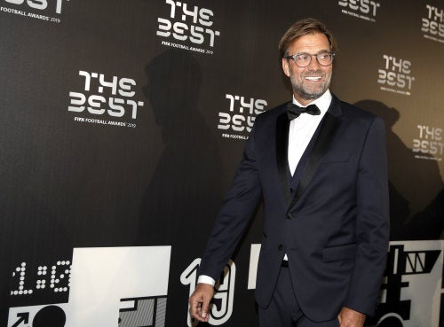 Jürgen Klopp durante la gala de los premios The Best