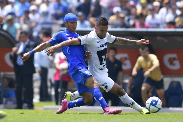 Baca en el último partido de Cruz Azul ante Pumas