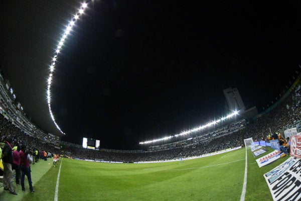 Un estadio de la Liga MX antes de un partido