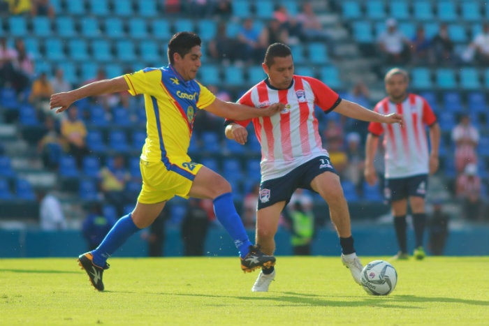 Ramón Morales, en un partido de Leyendas