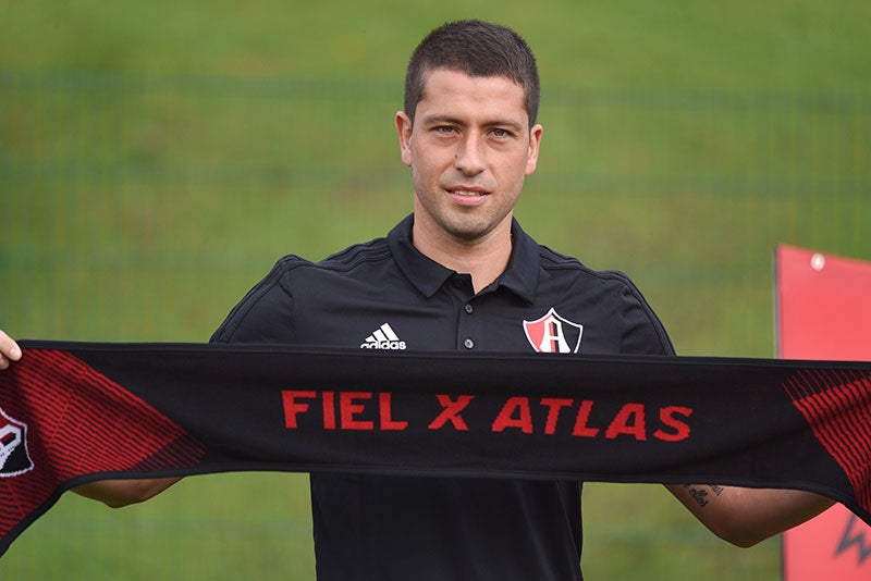 Martín Nervo, en su presentación con Atlas