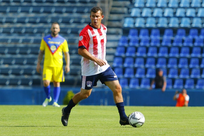 Ramón Ramírez, en un partido de Leyendas