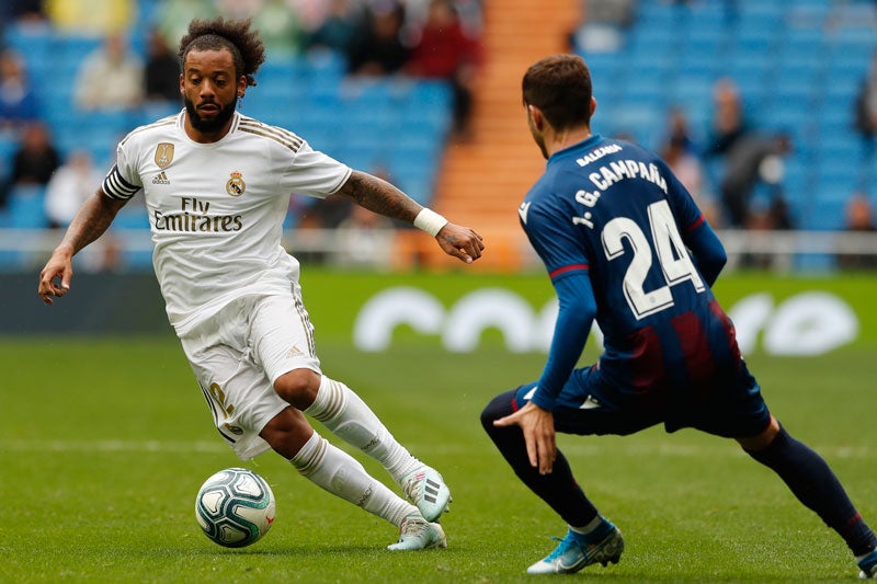 Marcelo enfrenta a un rival del Levante 