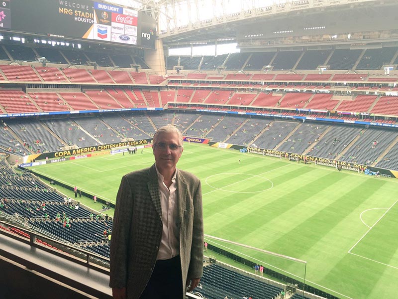 Mauricio de la Vega durante la Copa América Centenario 