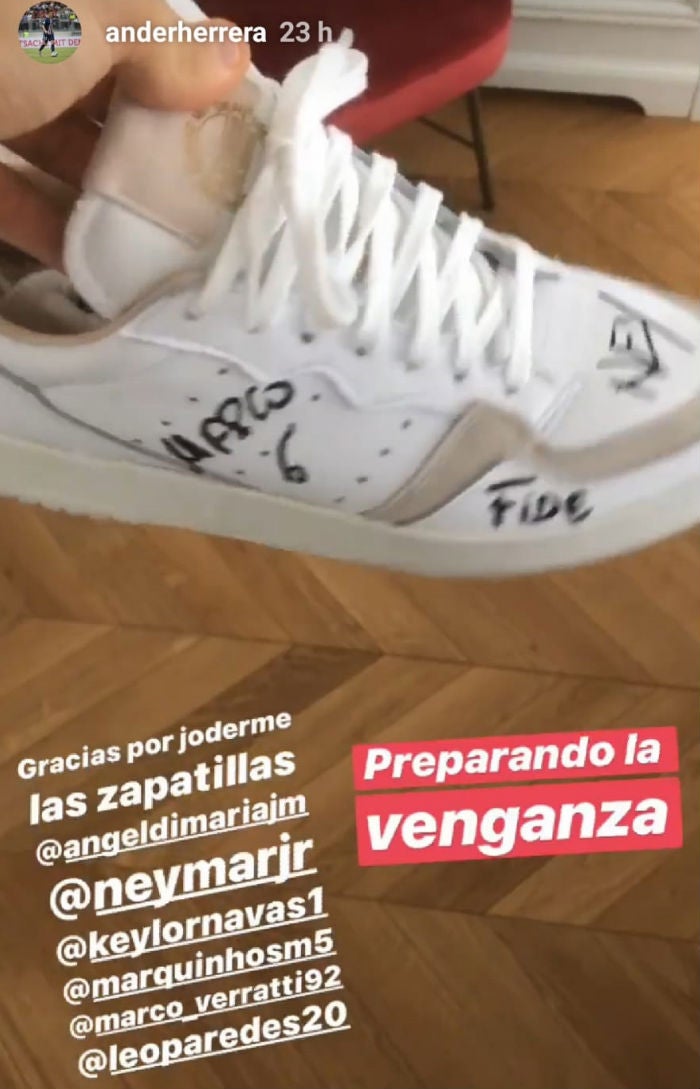 Ander Herrera publica sus tenis 