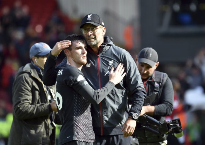 Klopp, en un partido de Liverpool