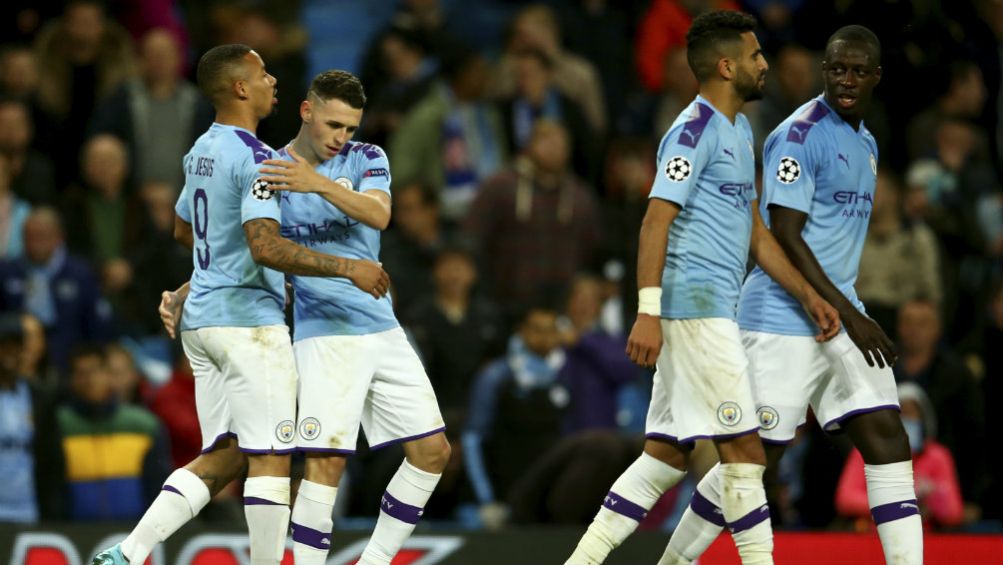 Phil Foden festeja su gol ante el Dinamo Zagreb 