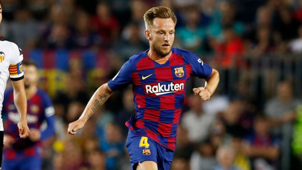 Rakitic, en un partido del Barcelona