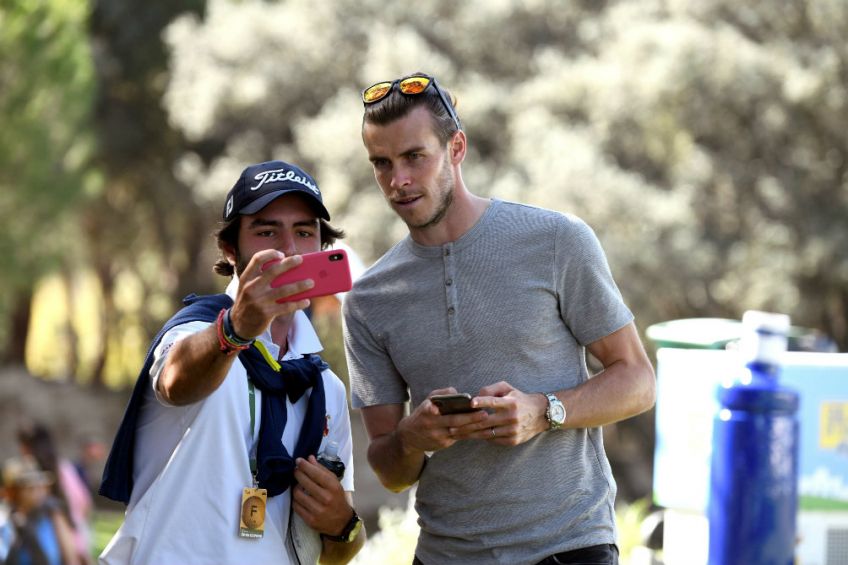 Bale durante el inicio del Abierto de España