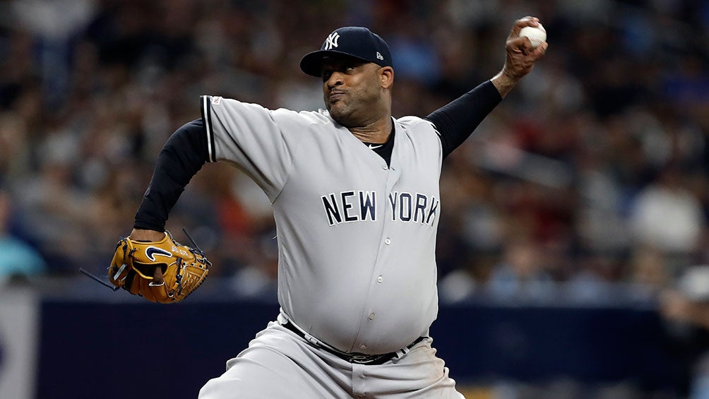 CC Sabathia realiza un lanzamiento