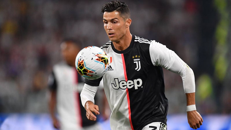 CR7 durante un compromiso con la Juventus 