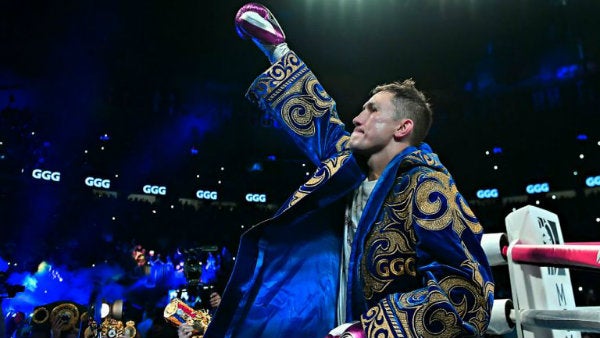 Gennady Golovkin tras un combate ante Canelo Álvarez