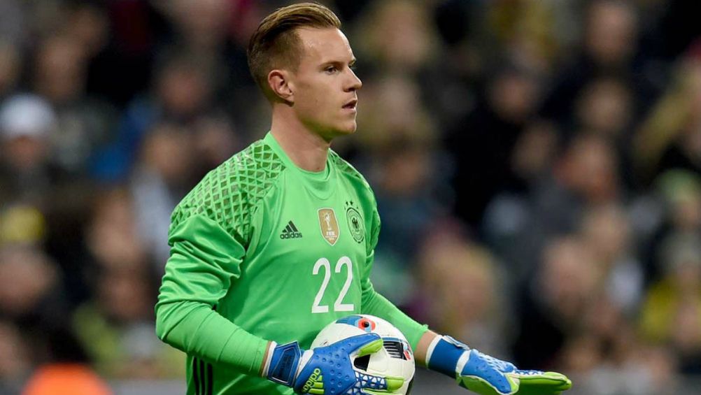 Ter Stegen, en el arco de la selección de Alemania