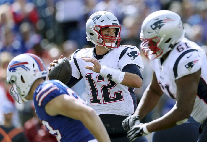 Brady, en un partido de Pats