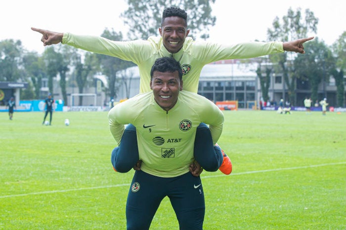 Roger Martínez, durante un entrenamiento