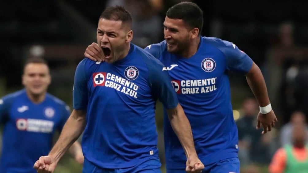 Pablo Aguilar celebra su diana contra el América