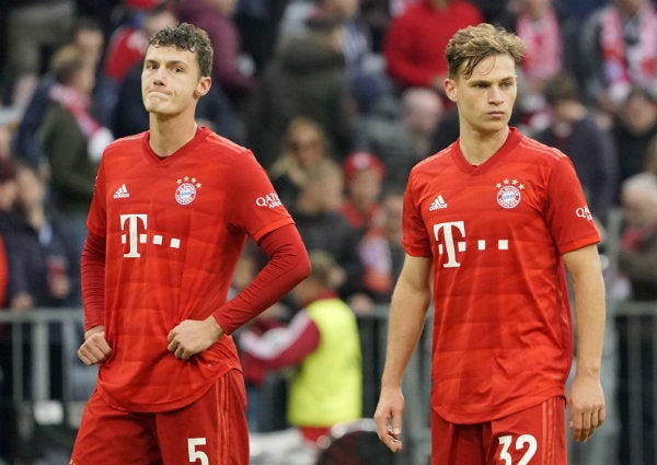 Pavard y Kimich desconcertados tras la derrota del Bayern Munich