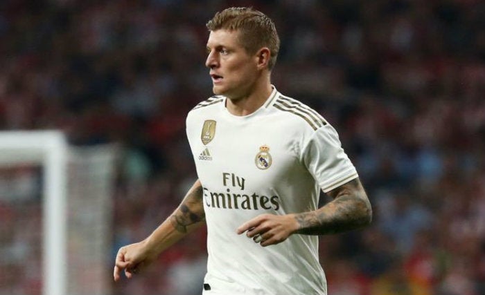 Kroos, en un partido del Real Madrid