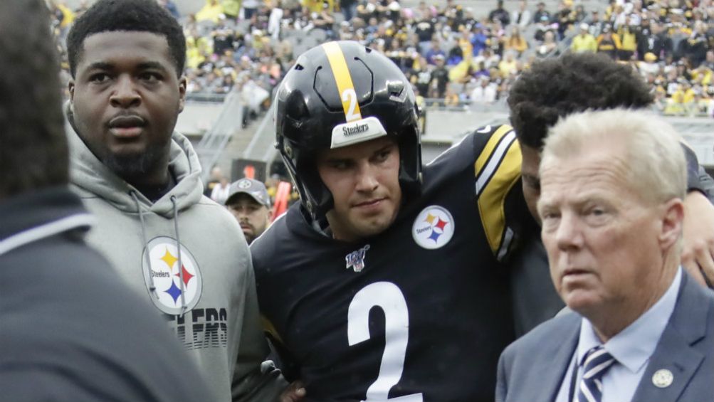 Mason Rudolph tras sufrir conmoción en el Ravens vs Steelers