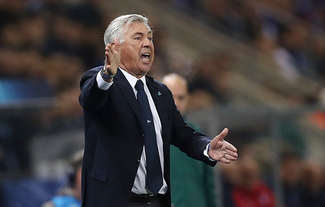 Ancelotti reclama durante el cotejo