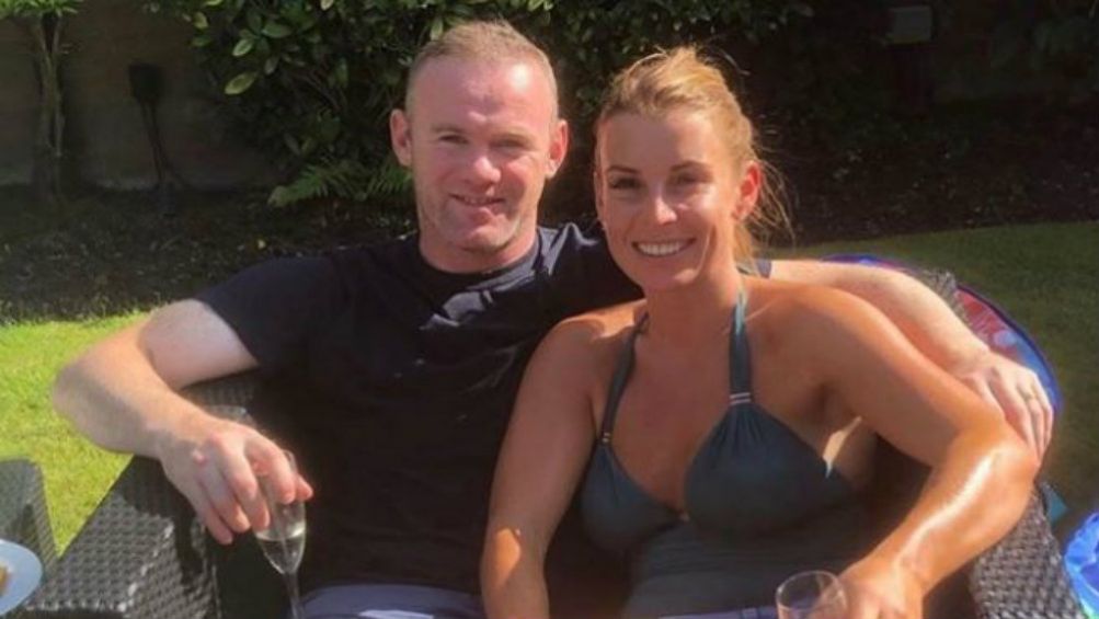 Wayne Rooney junto a su esposa Coleen