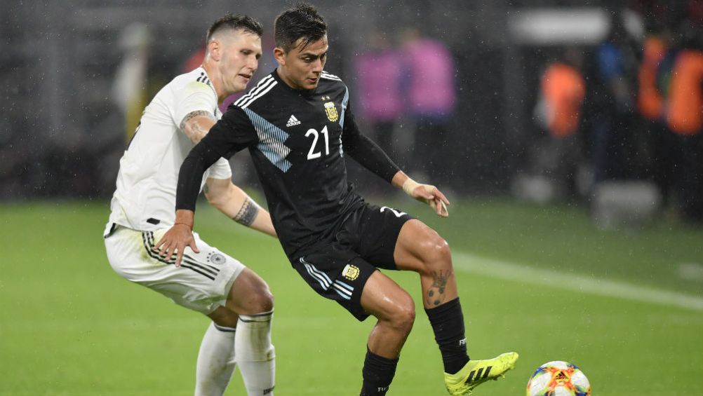 Dybala, en el partido ante Alemania