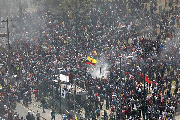 Miles de protestantes salieron a las calles 