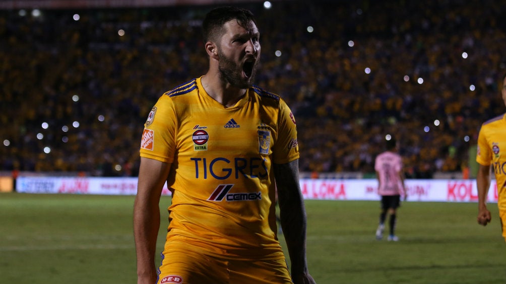 Gignac festejo una diana con los Tigres