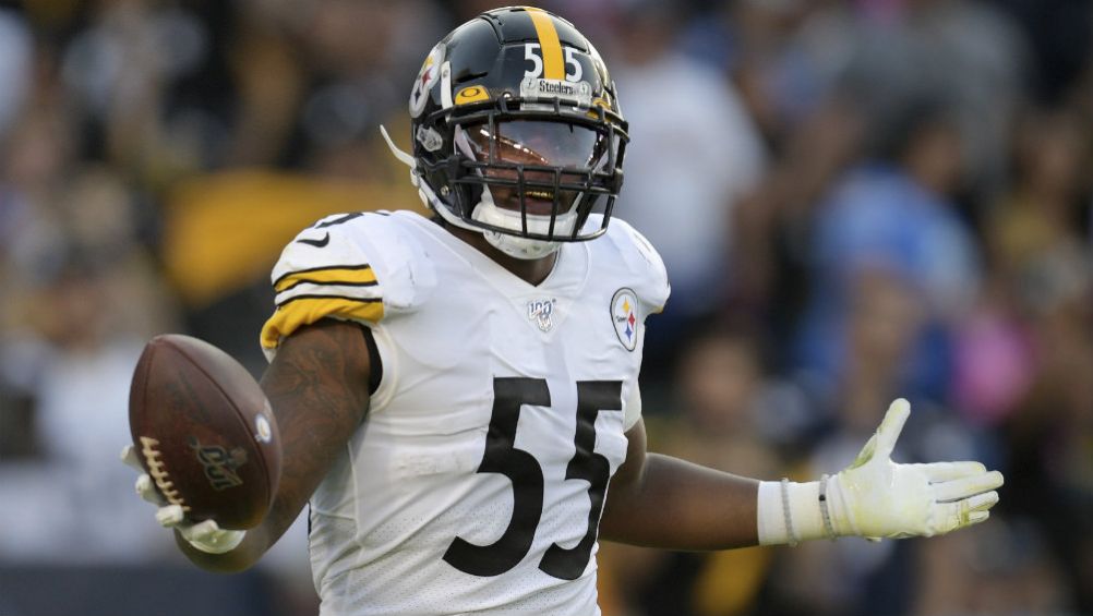 Devin Bush se encargó de recuperar un par de balones para Steelers