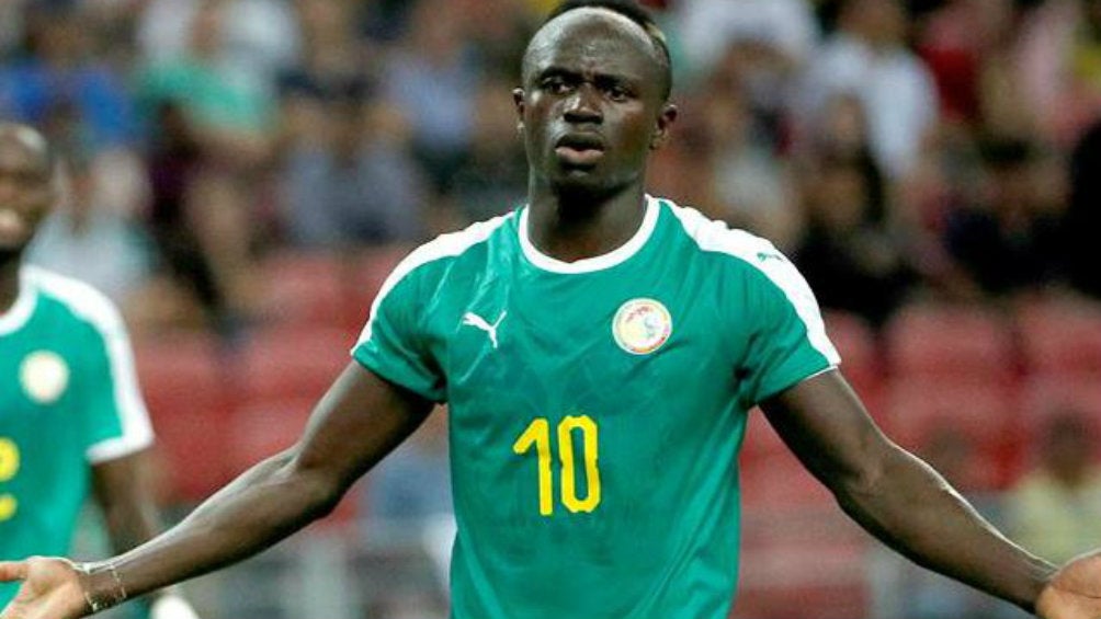 Sadio Mané con Senegal en fecha FIFA