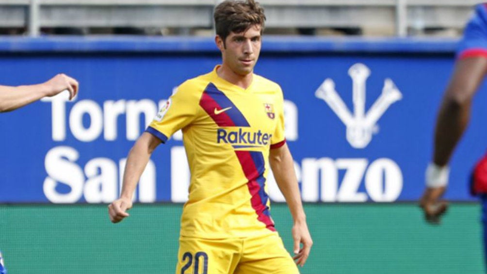 Sergi Roberto en el juego ante Eibar