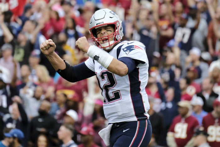 Brady, en un partido de Pats