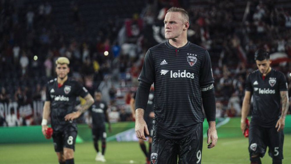 Wayne Rooney durante un juego del DC United