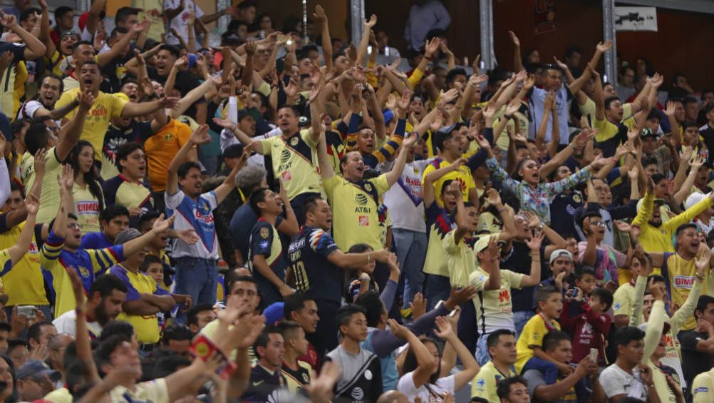 Afición de América, durante un partido