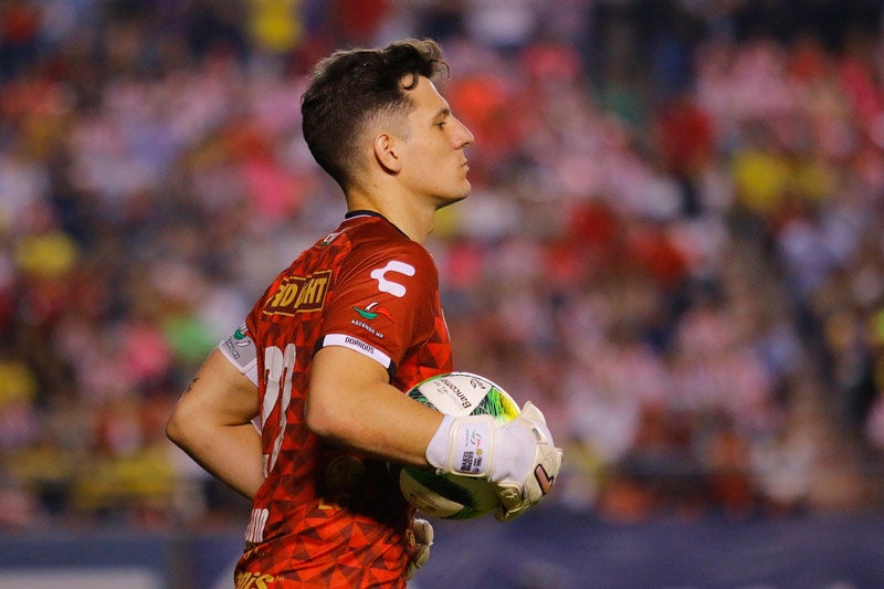 Gaspar Servio en un partido con Dorados