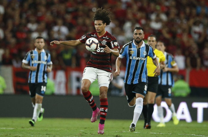 Willian Arao, durante el partido ante Gremio