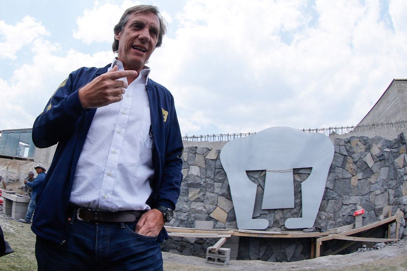 Ares de Parga, en las instalaciones de los Pumas 