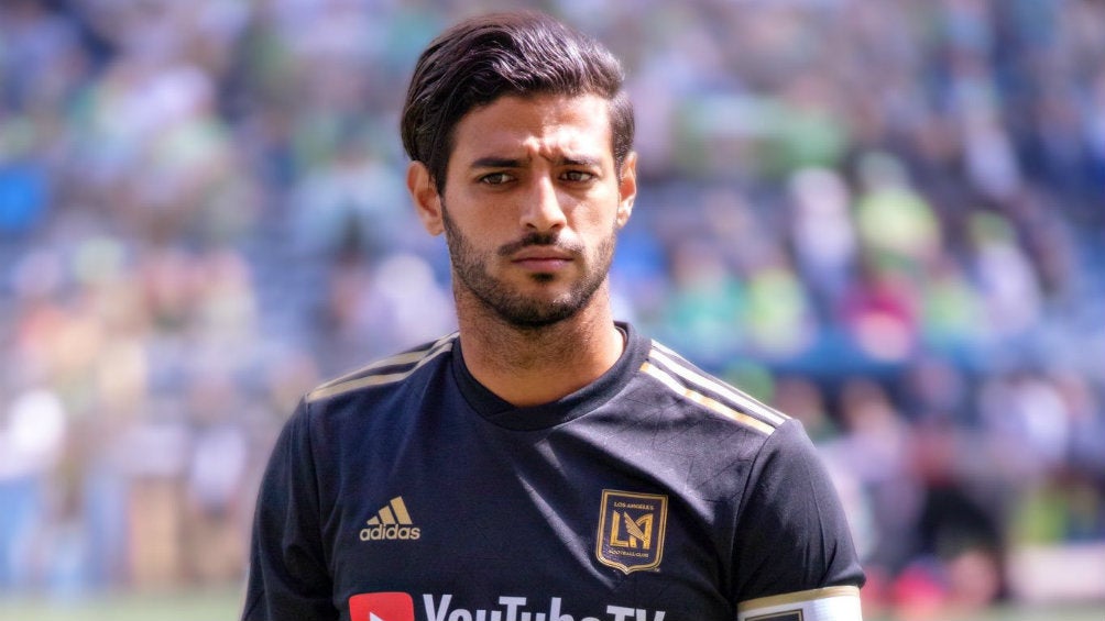 Vela, en un partido del LAFC