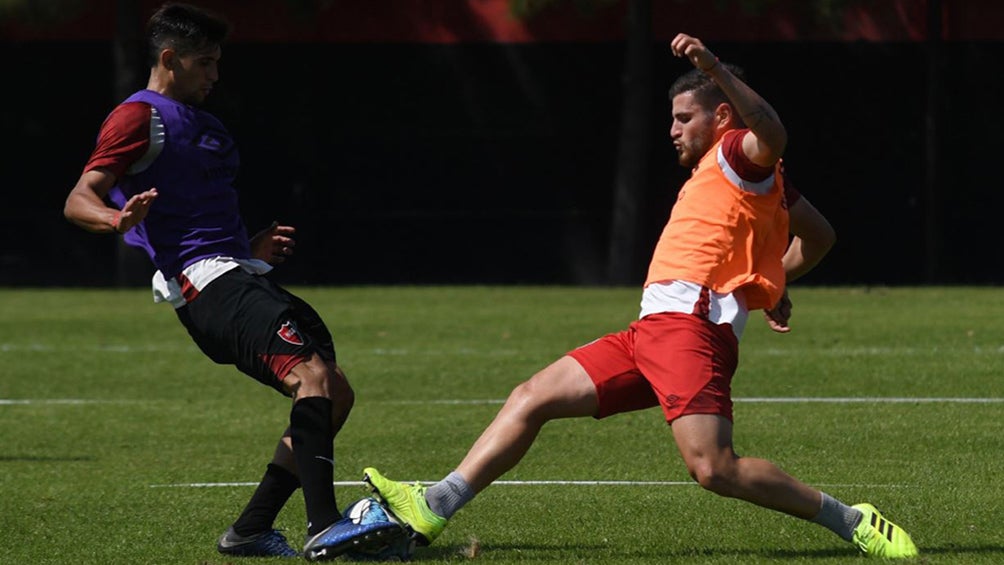 Imagen del duelo de práctica entre Newell's y Central Córdoba