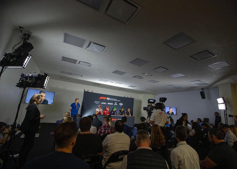 Conferencia de prensa de pilotos de la F1