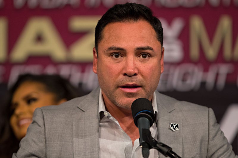 Oscar De La Hoya, excampeón y promotor boxístico