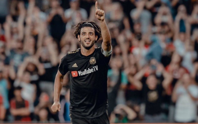 Carlos Vela, con el LAFC